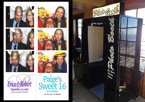 King Photo Booth (Black) with strips