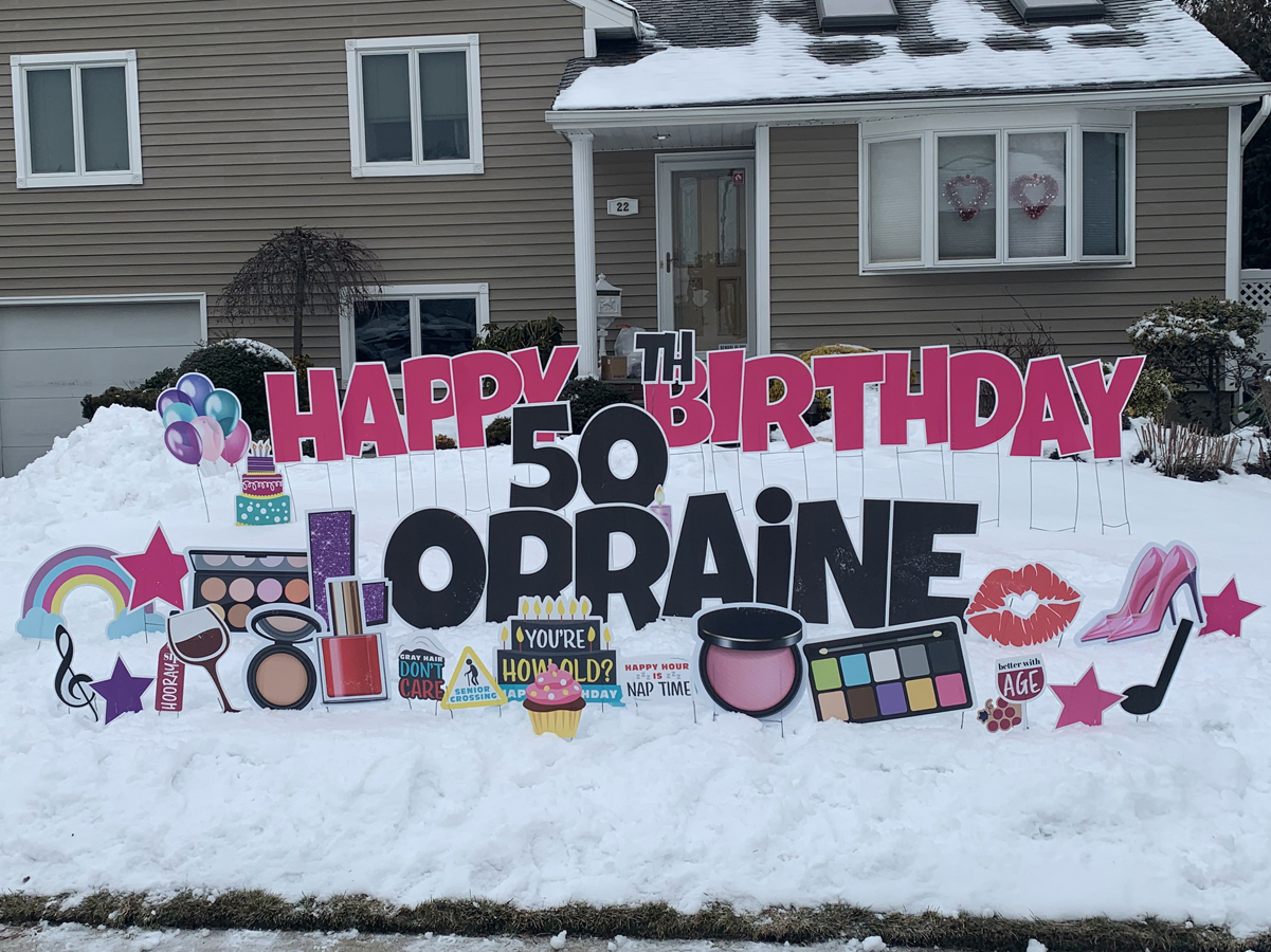 Yard Display Birthdays Long Island